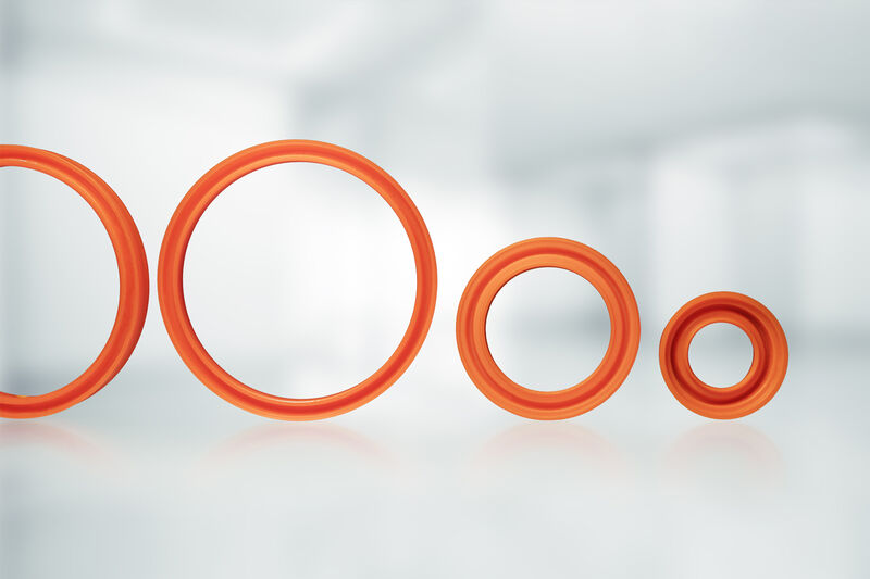 Dichtungen aus FiPur® 150 für hydraulische Anwendungen