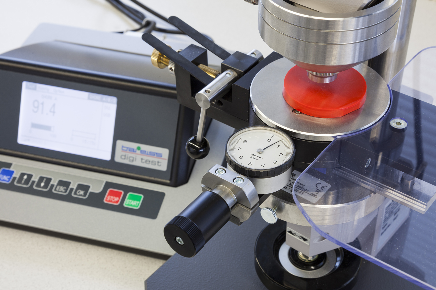 Härtemessung (Shore A, Shore D)